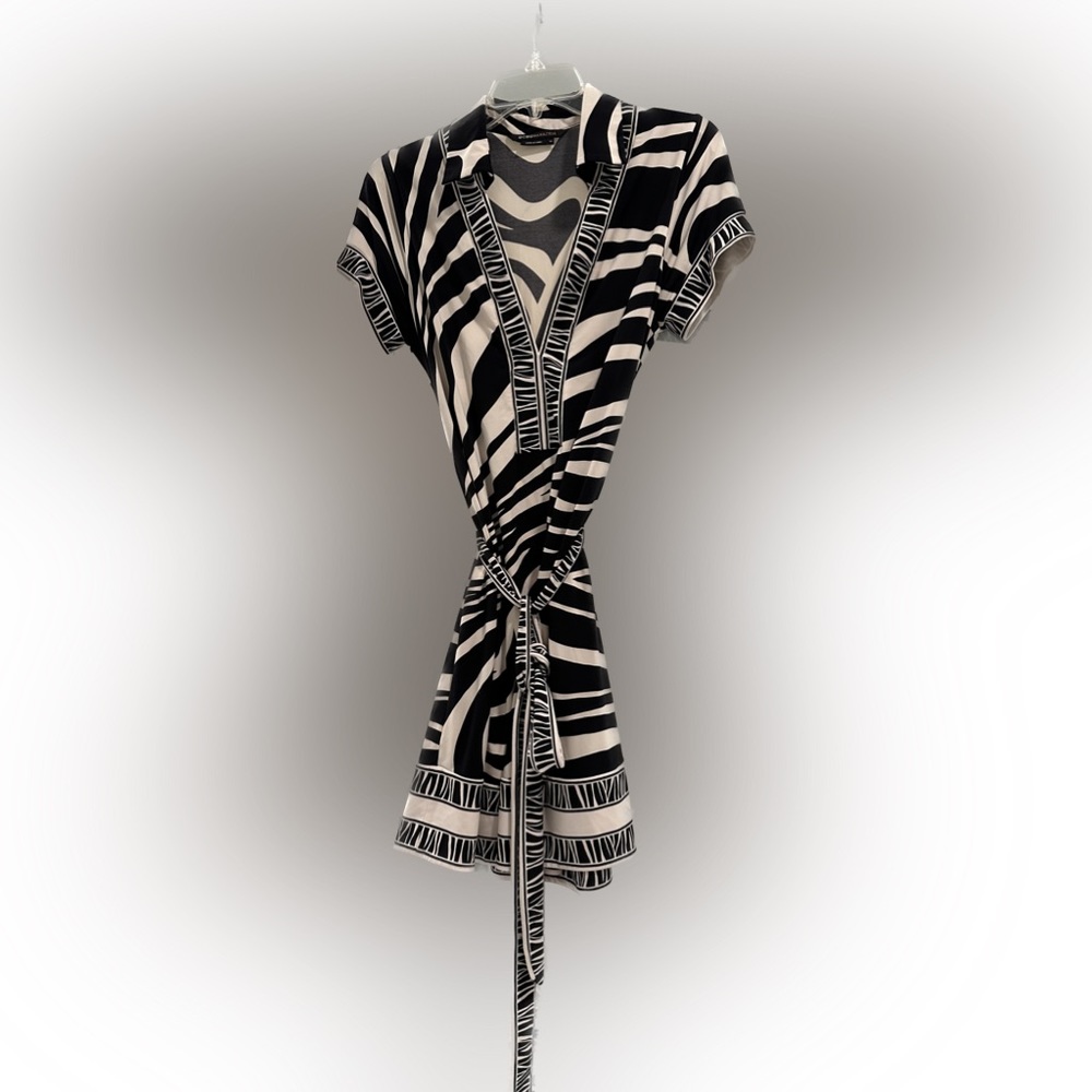 BCBG Maxazria animal print dress, size medium